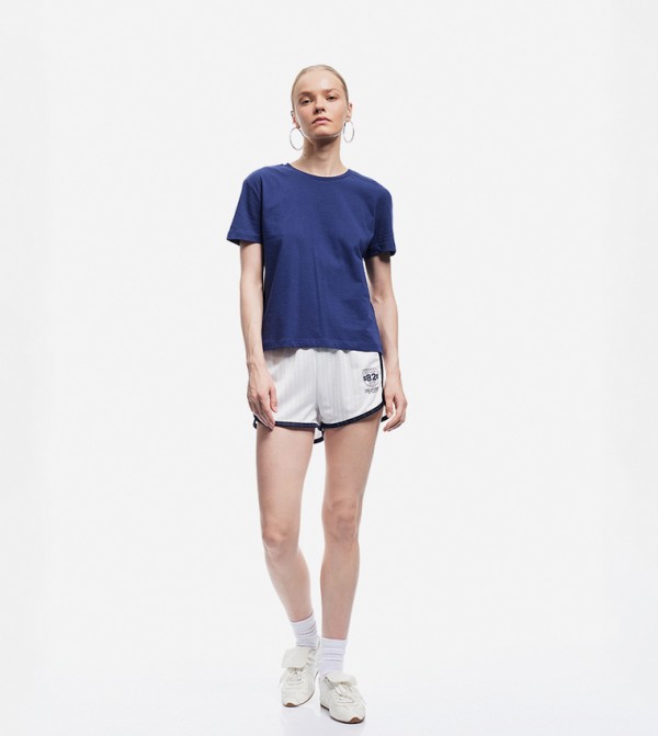 Koton Koton - Navy Short Sleeve T-Shirts