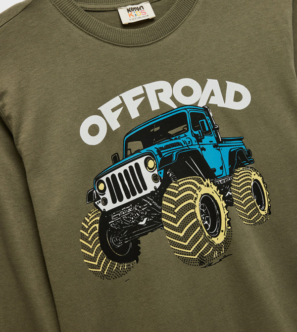 Koton  Topwear - Khaki T-shirts