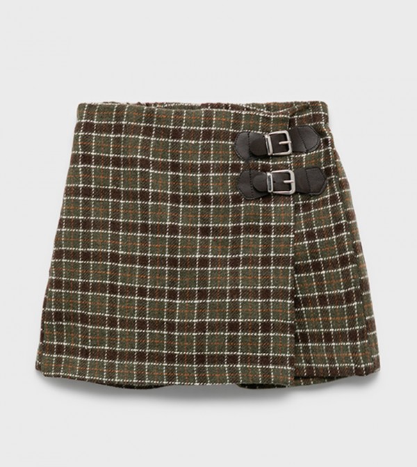 كوتون  ملابس سفلية - أخضر التنانير والفواصل