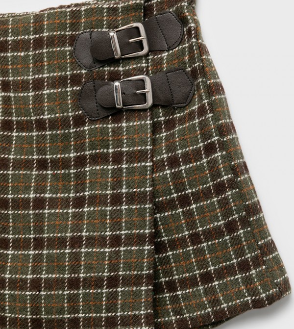 كوتون  ملابس سفلية - أخضر التنانير والفواصل