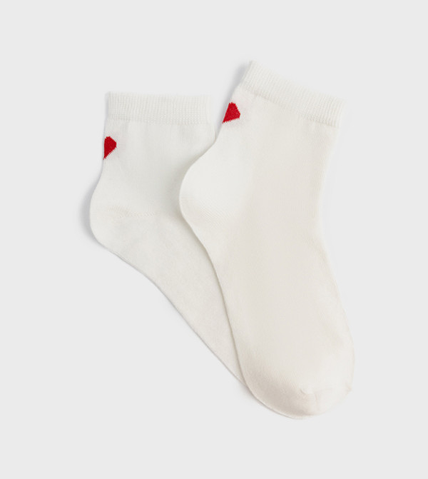 Koton  Socks - Beige Ankle Length Socks
