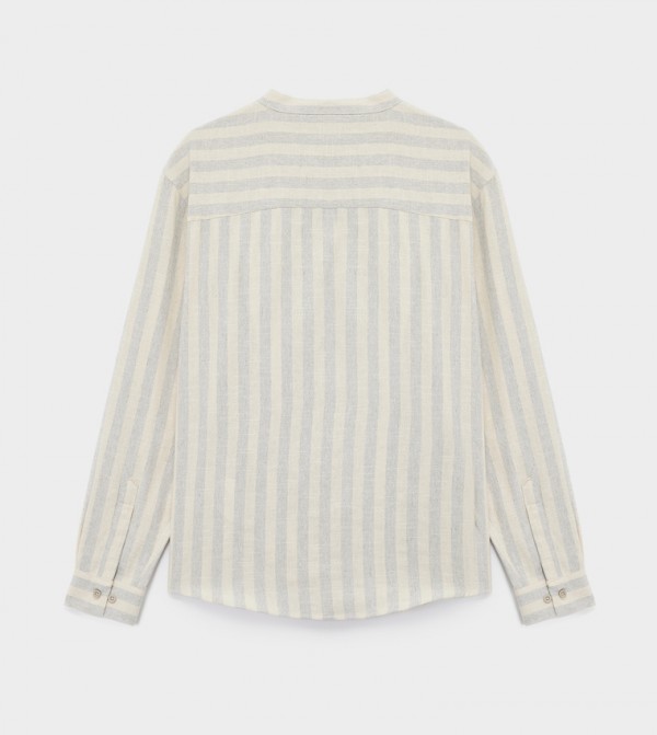 Koton Shirts - Grey Casual Shirts