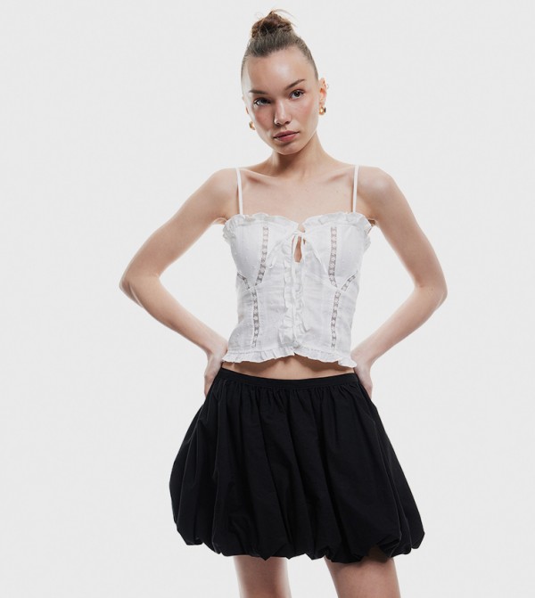 كوتون كوتون - أسود Mini Skirts