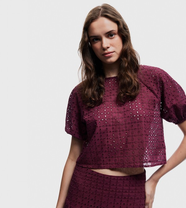 كوتون كوتون - بنفسجي  Casual Tops