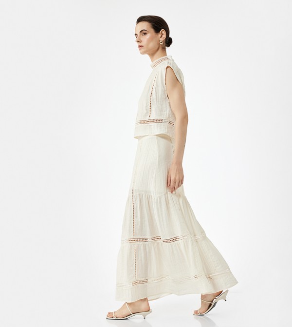 Koton Clothing - Beige Maxi Skirts
