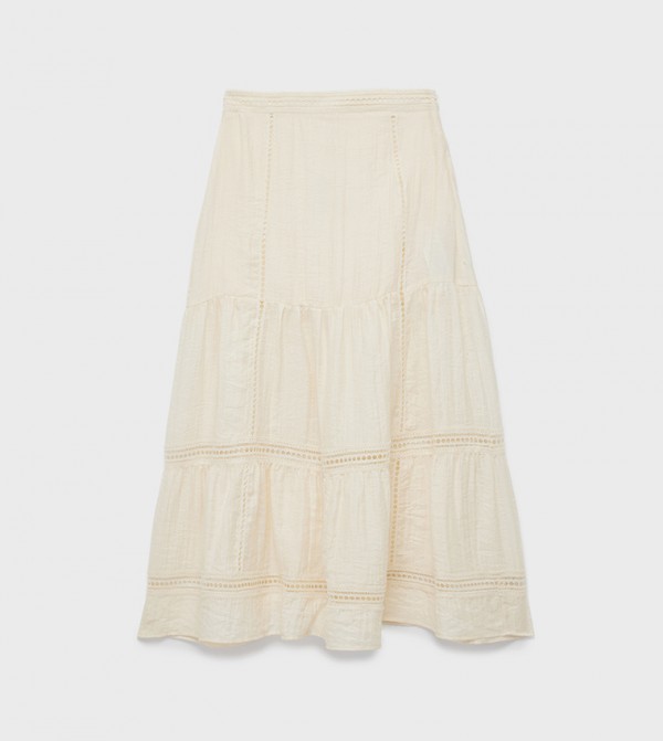 Koton Clothing - Beige Maxi Skirts