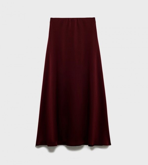 كوتون  تنانير - بورغندي Maxi Skirts