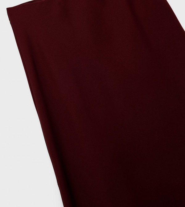 كوتون  تنانير - بورغندي Maxi Skirts