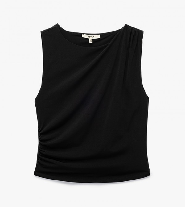 كوتون كوتون - أسود Sleeveless Tops
