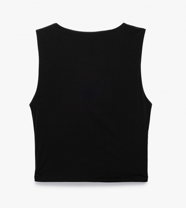 كوتون كوتون - أسود Sleeveless Tops