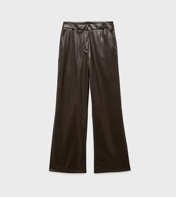 Koton  Formal Pants - Brown Formal Pants