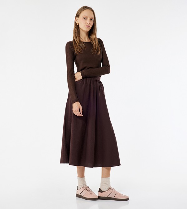 Koton Koton - Brown Midi Skirts