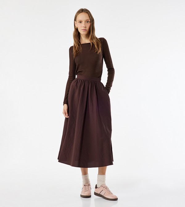 Koton Koton - Brown Midi Skirts