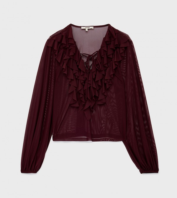كوتون كوتون - بورغندي Casual Tops
