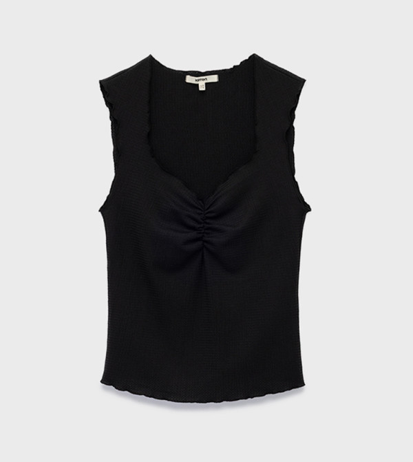 Koton Clothing - Black Sleeveless Tops