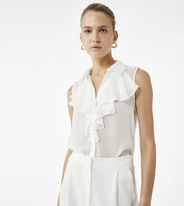 Koton Koton - Beige Sleeveless Tops