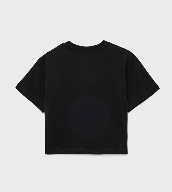 كوتون  توبات   - أسود T-shirts