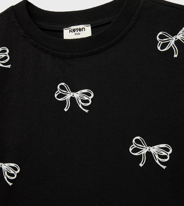 كوتون  توبات   - أسود T-shirts