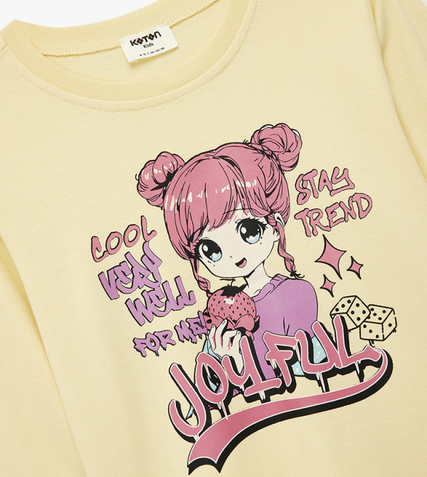 كوتون كوتون - أصفر T-shirts