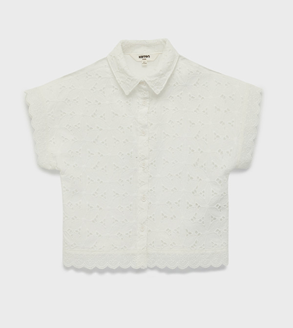 كوتون  ملابس - أبيض قمصان