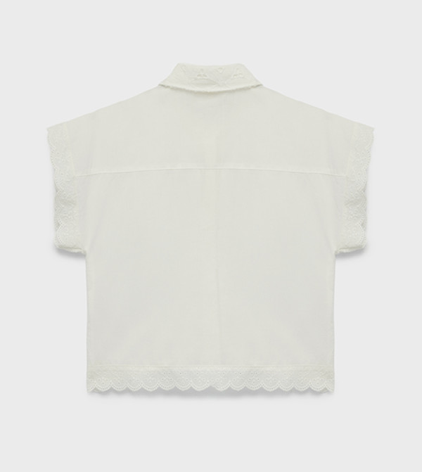 كوتون  ملابس - أبيض قمصان