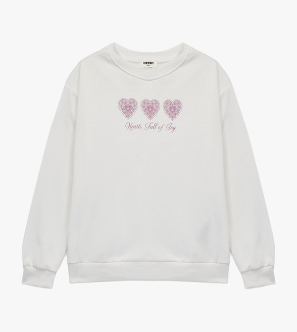 Koton Koton - White Sweatshirts