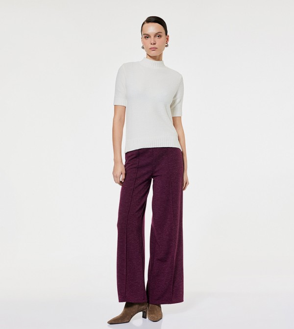 Koton Koton - Burgundy Casual Pants