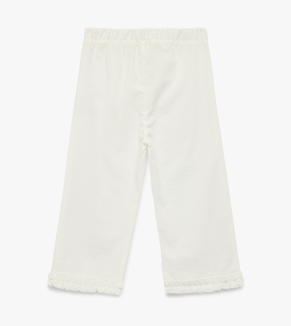 Koton  Trousers & Pants - White Trousers & Pants
