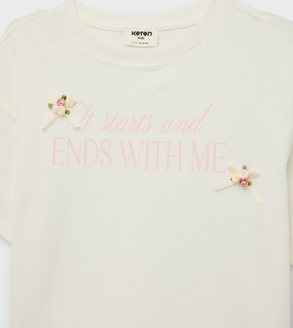 كوتون كوتون - كريمي  T-shirts