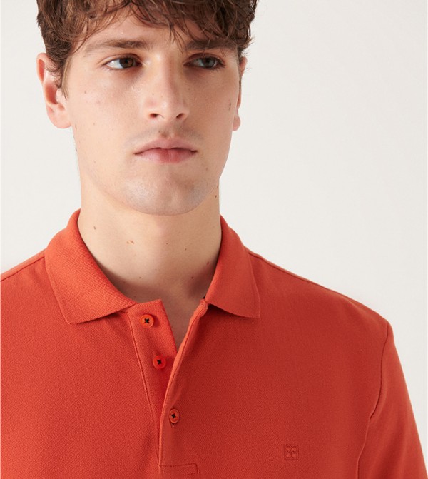 Avva - Outlet Avva - Outlet - Orange Polo T-shirts