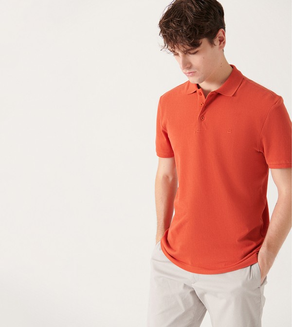 Avva - Outlet Avva - Outlet - Orange Polo T-shirts
