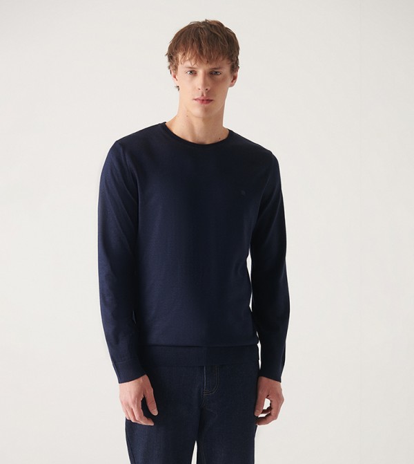 Avva  - Navy Sweatshirts
