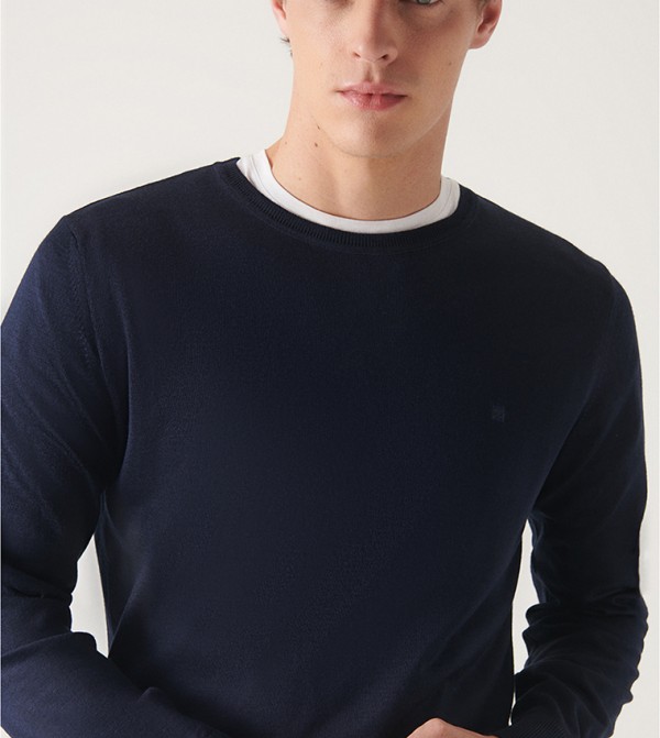 Avva  - Navy Sweatshirts