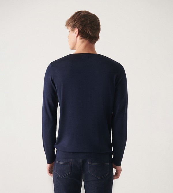 Avva  - Navy Sweatshirts
