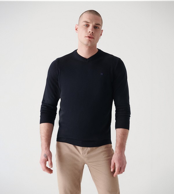 Avva  - Black Sweater