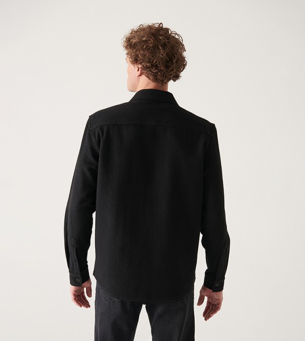 Avva Avva - Black Casual Shirts