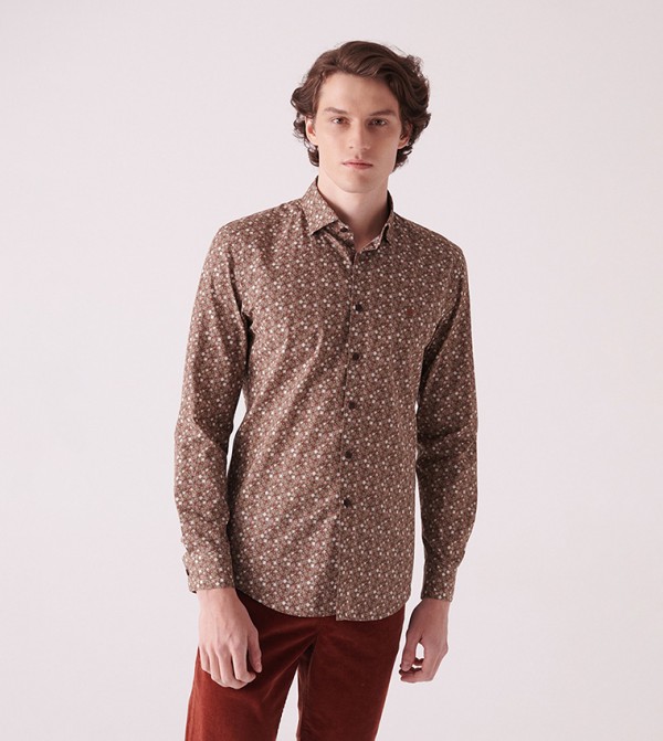 Avva - Outlet  - Brown Long Sleeves