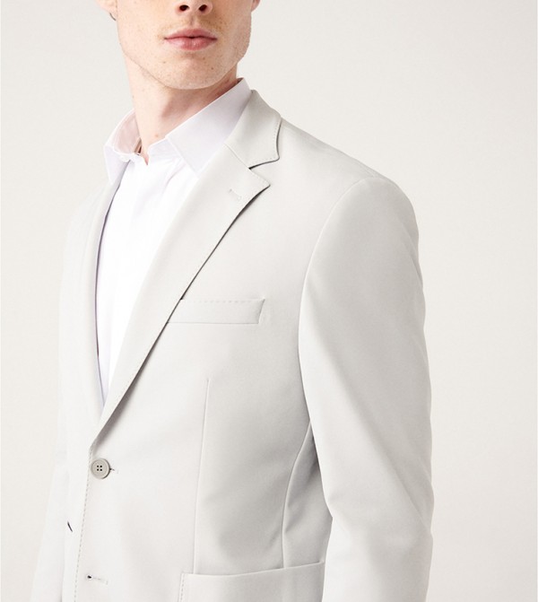 Avva  - Grey Blazer Jackets