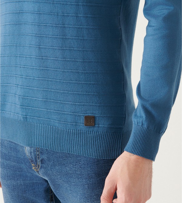 Avva - Outlet Avva - Outlet - Blue Sweaters