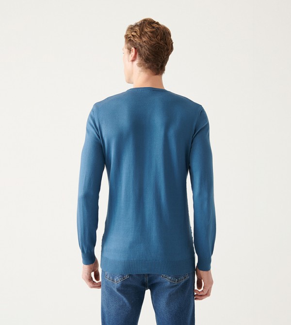 Avva - Outlet Avva - Outlet - Blue Sweaters