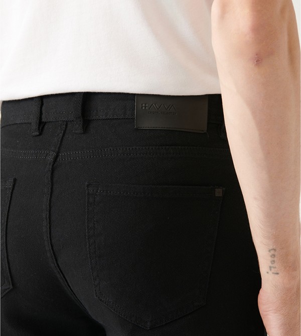 Avva Avva - Black Casual Pants
