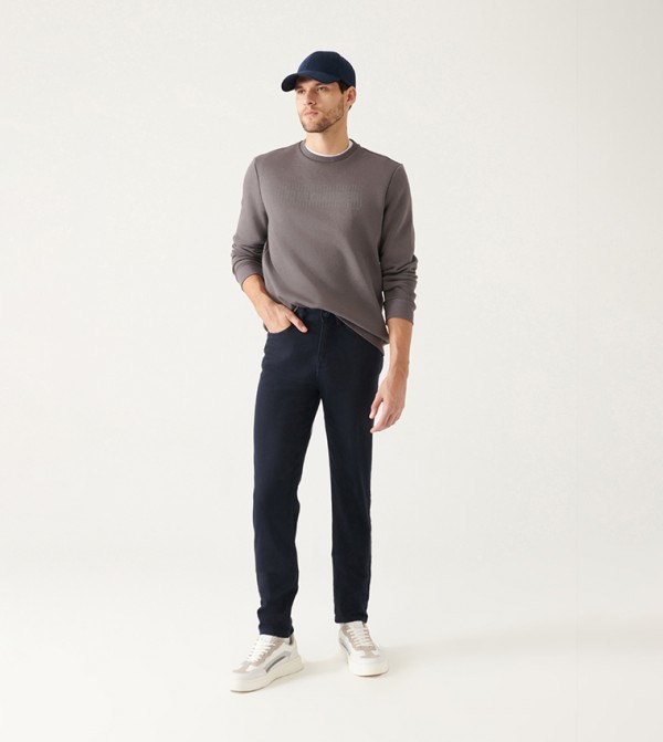 Avva Avva - Navy Casual Pants