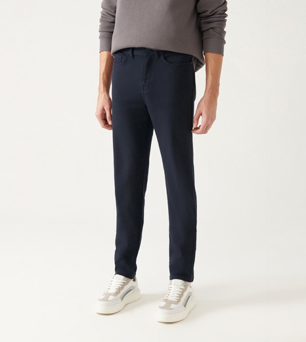 Avva Avva - Navy Casual Pants
