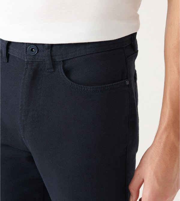 Avva Avva - Navy Casual Pants