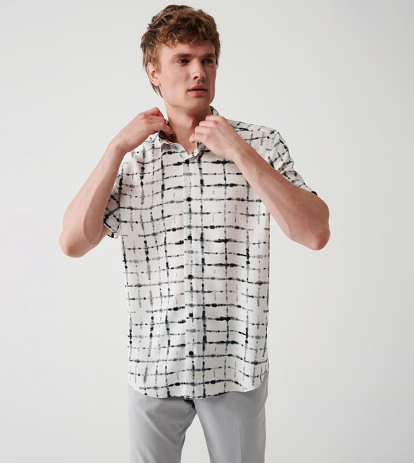 Avva - Outlet  - White Short Sleeves
