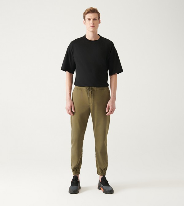 Avva - Outlet  - Khaki Joggers