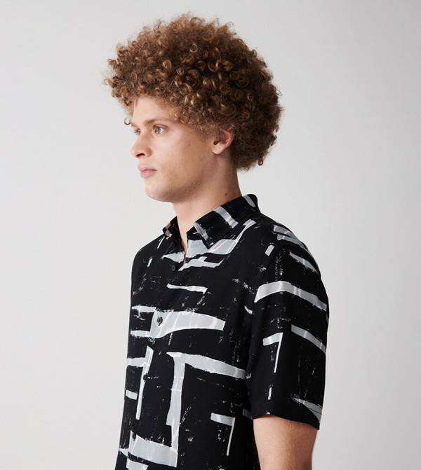 Avva Avva - Black Casual Shirts