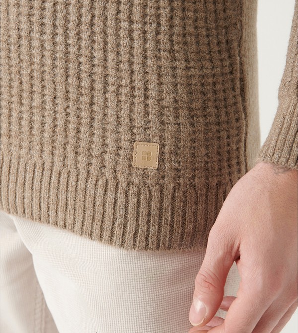 Avva - Outlet  - Beige Turtle neck Sweaters