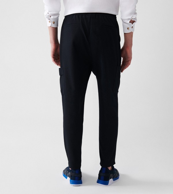 Avva Avva - Navy Track Pants & Joggers