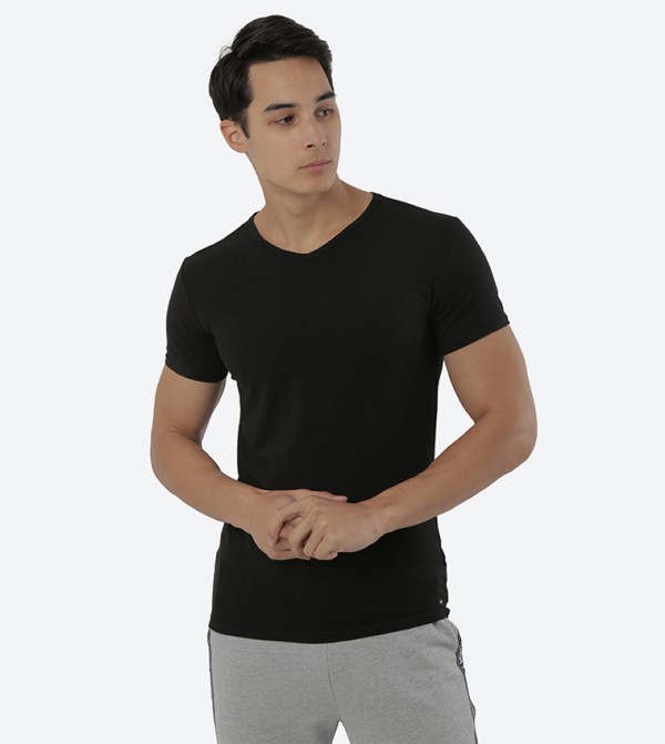 Tommy Hilfiger Warehouse KSA - Black Casual T-Shirts